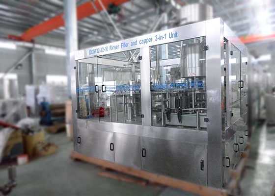 China Rinsing Automatic Bottle Water Washing Filling Capping Machine 3IN1 Unit CE Marked supplier